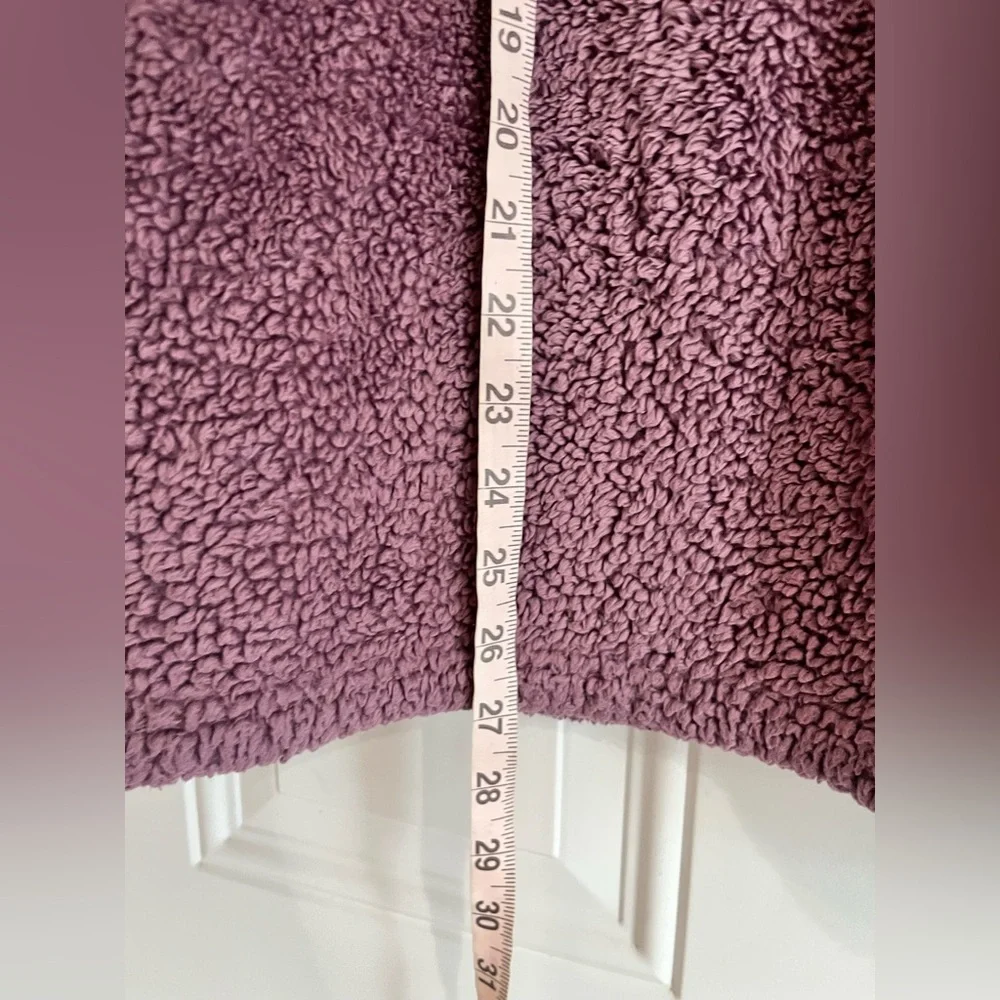 Simply Southern 1/4 Zip Sherpa Fleece Pullover Purple Soft Sweatshirt Women’s L - Picture 6 of 10